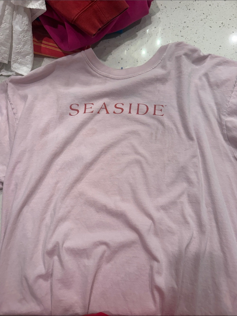 Pink seaside' Graphic Tee